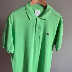 Lacoste Men's Light Green Polo Shirt